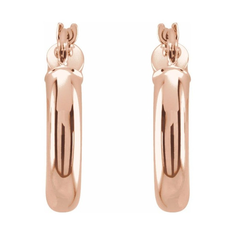 Tube Hoop Earrings