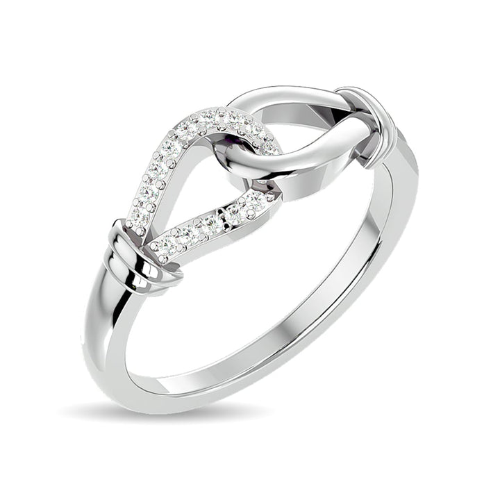 Diamond Fashion  Ring 1/6 Ct.tw in 10K White Gold