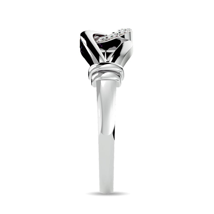 Diamond Fashion  Ring 1/6 Ct.tw in 10K White Gold