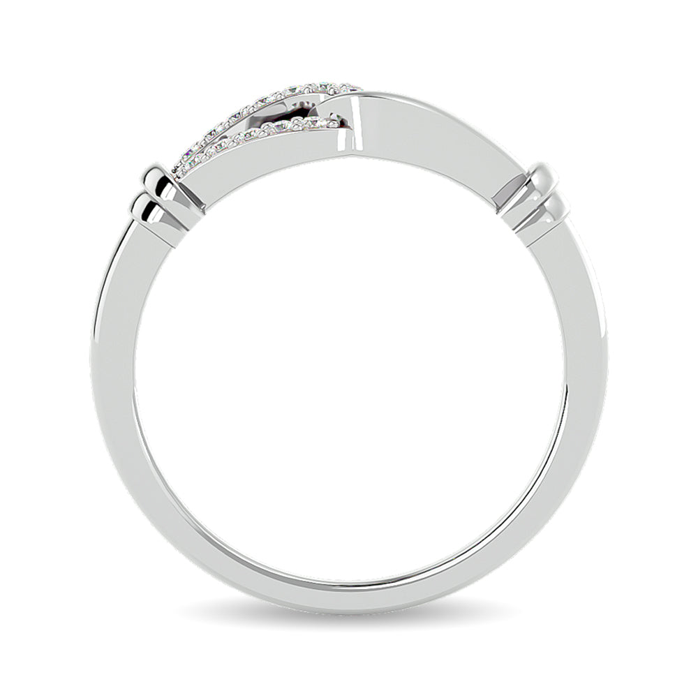 Diamond Fashion  Ring 1/6 Ct.tw in 10K White Gold