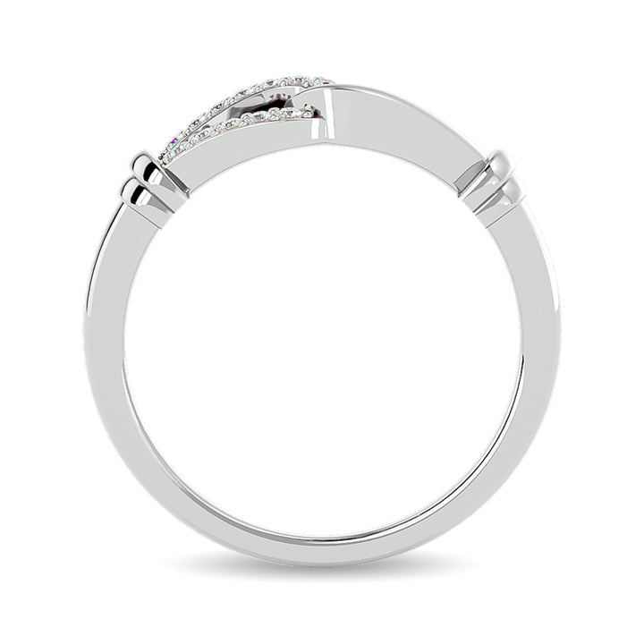 Diamond Fashion  Ring 1/6 Ct.tw in 10K White Gold
