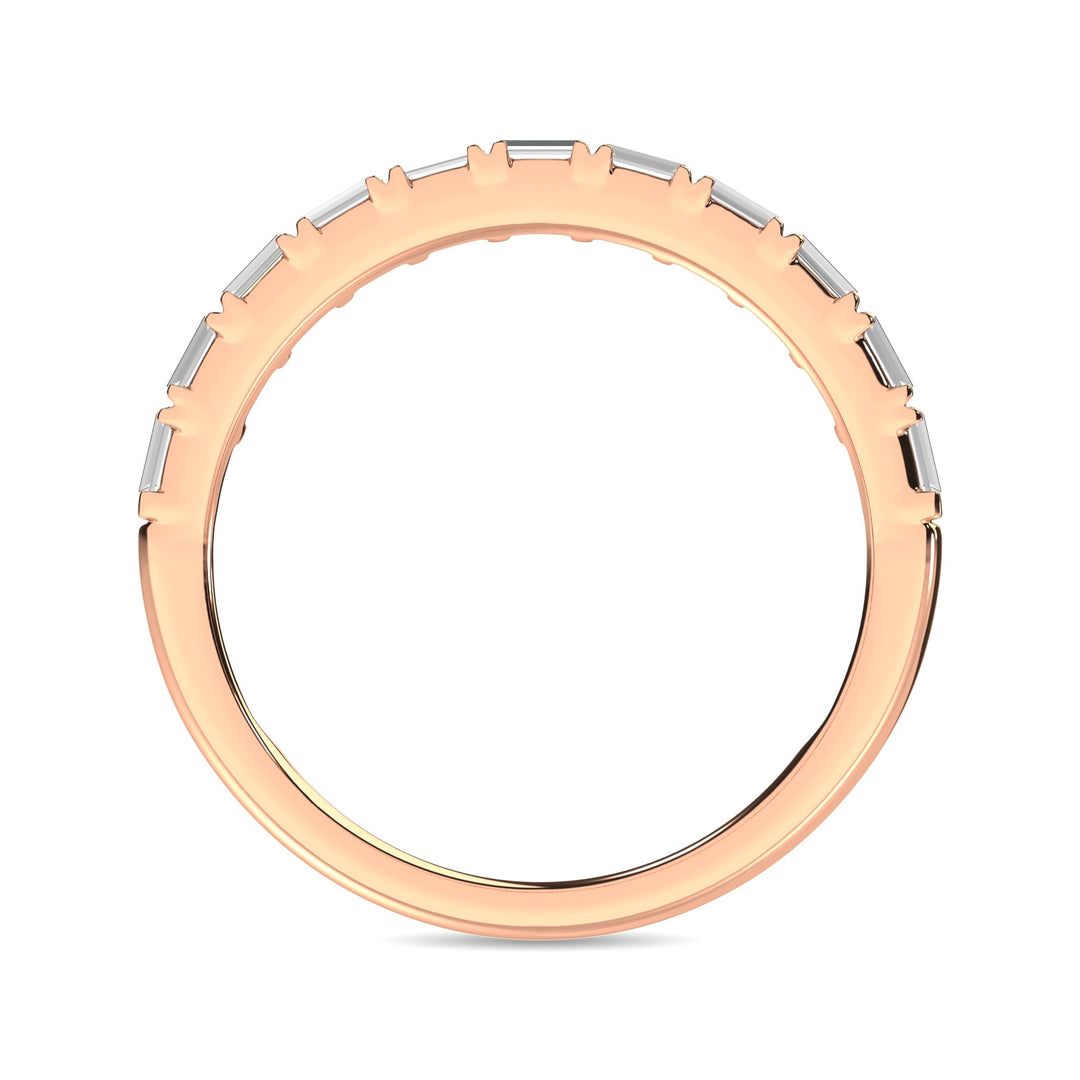 Diamond Anniversary Ring 1/50 Ct.tw in 14K Rose Gold