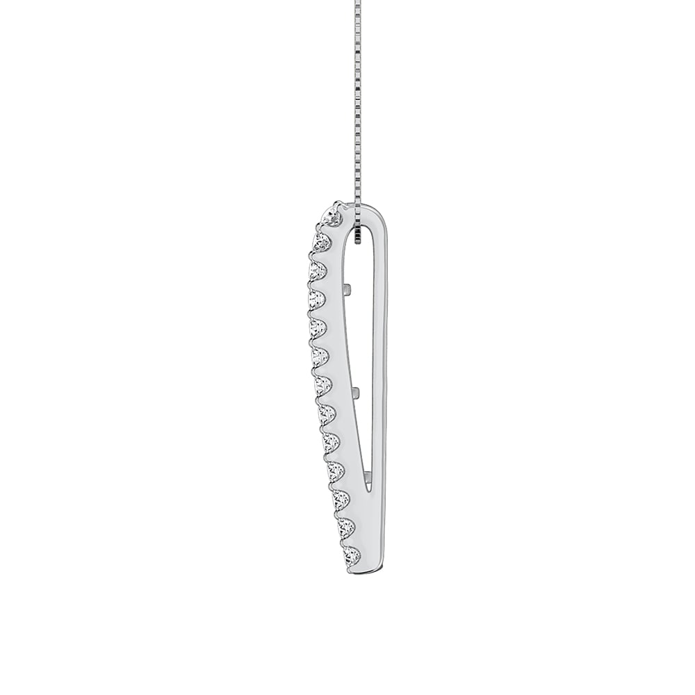 Diamond 1 Ct.Tw. Slide Pendant in 14K White Gold