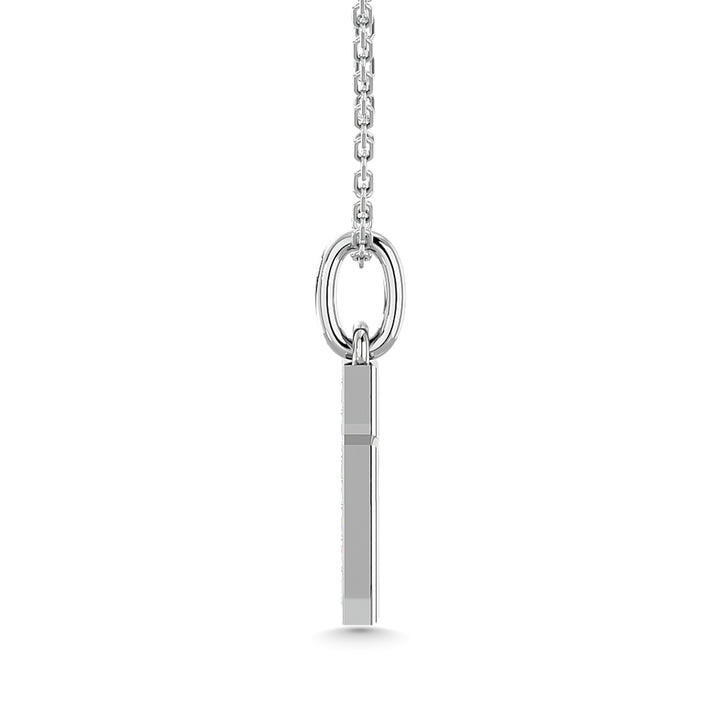 10KT WHITE GOLD 1/10CT.TW DIAMOND PENDANT