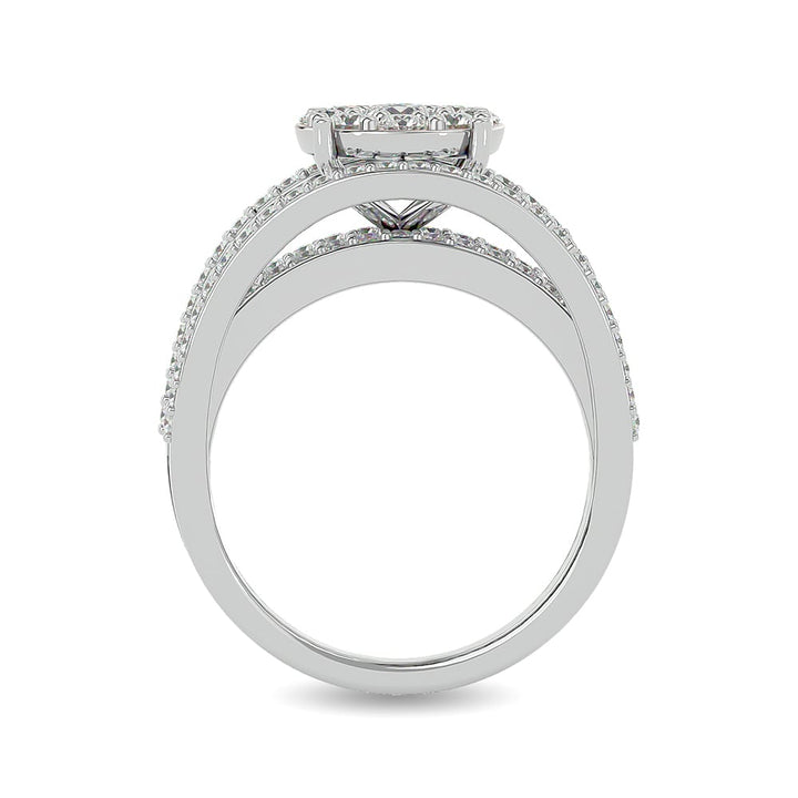 Diamond 1 1/2 Ct.tw Fashion Ring in 14K White Gold