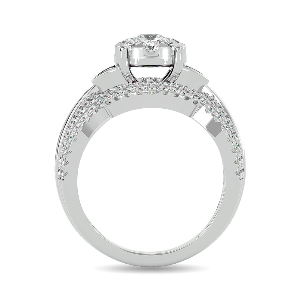 Diamond 1 1/2 Ct.Tw. Fashion Ring in 14K White Gold