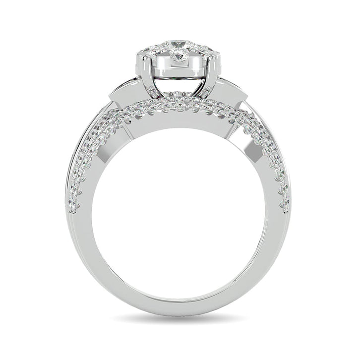 Diamond 1 1/2 Ct.Tw. Fashion Ring in 14K White Gold