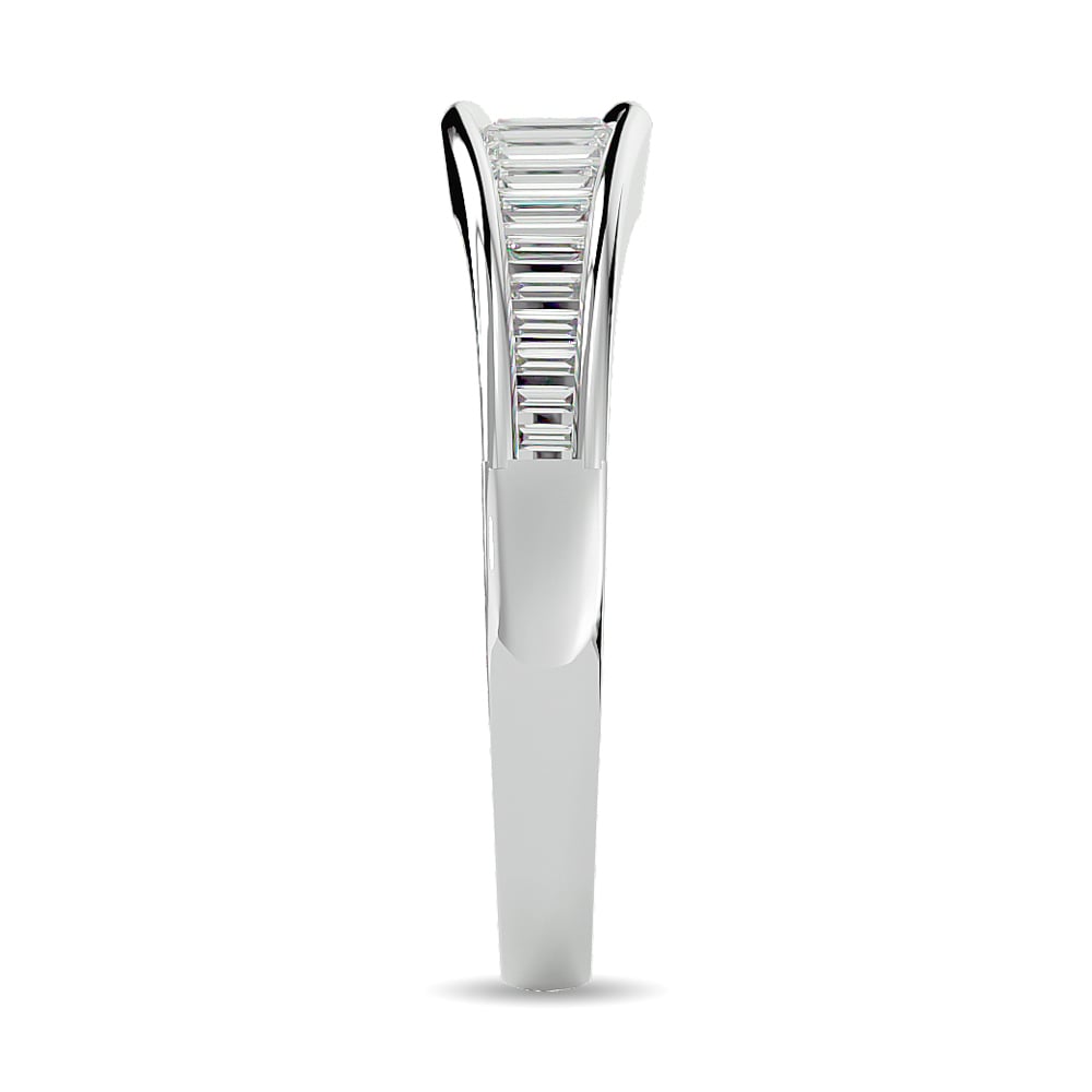 Diamond 3/8 Ct.tw Band Ring in 14K White Gold