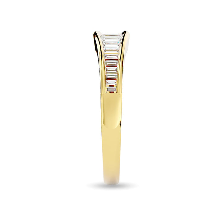 Diamond 3/8 Ct.Tw. Ladies Wedding Band in 14K Yellow Gold