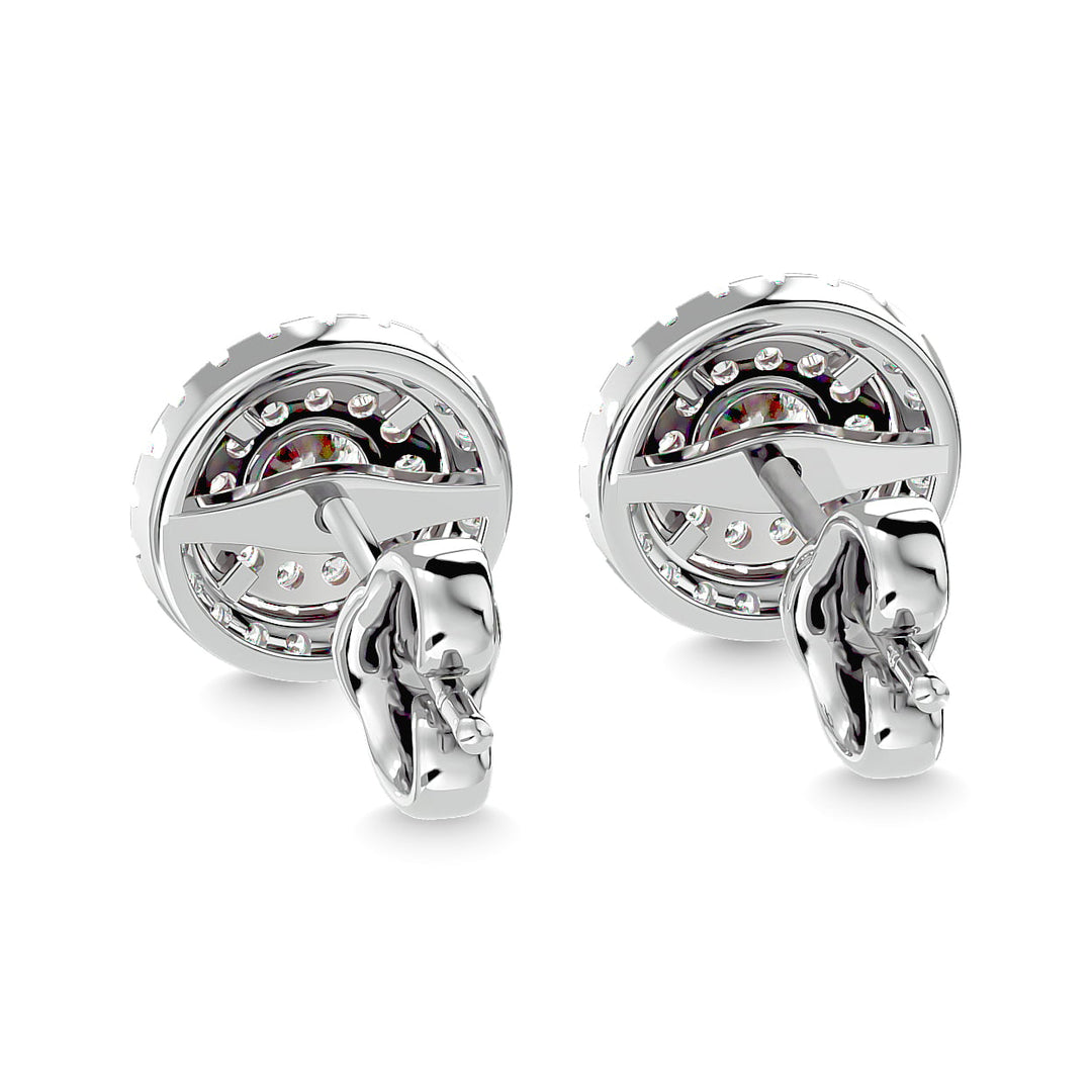 Diamond 7/8  Ct.tw Fashion Earrings in 14K White Gold