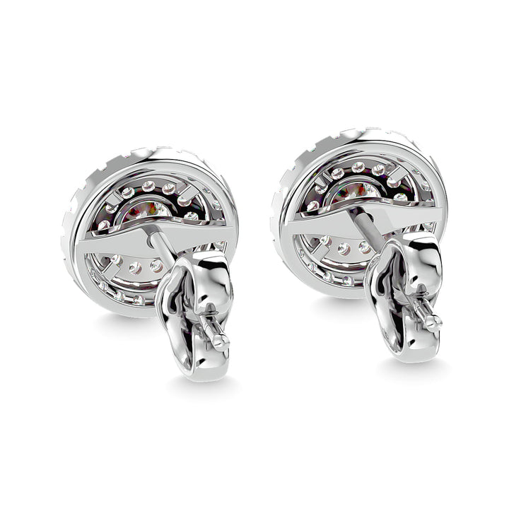 Diamond 7/8  Ct.tw Fashion Earrings in 14K White Gold