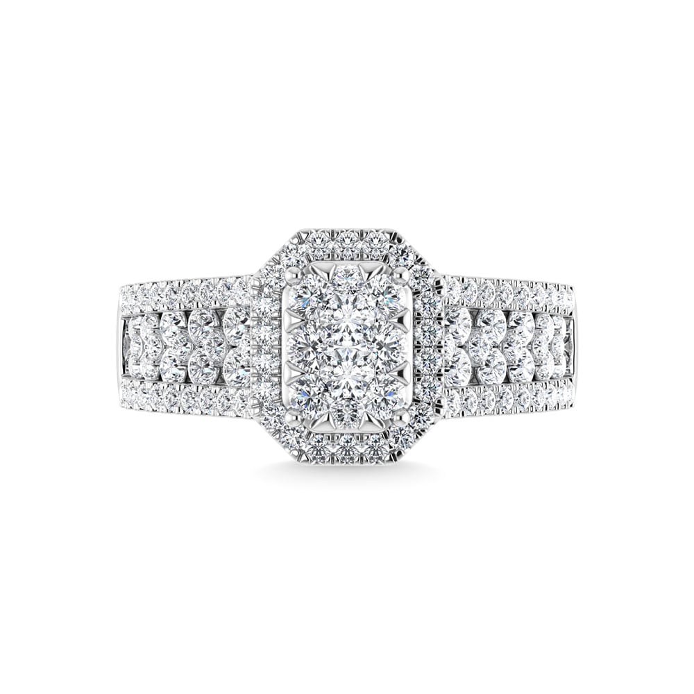 Diamond  1 1/3 Ct.Tw. Engagement Ring in 14K White Gold