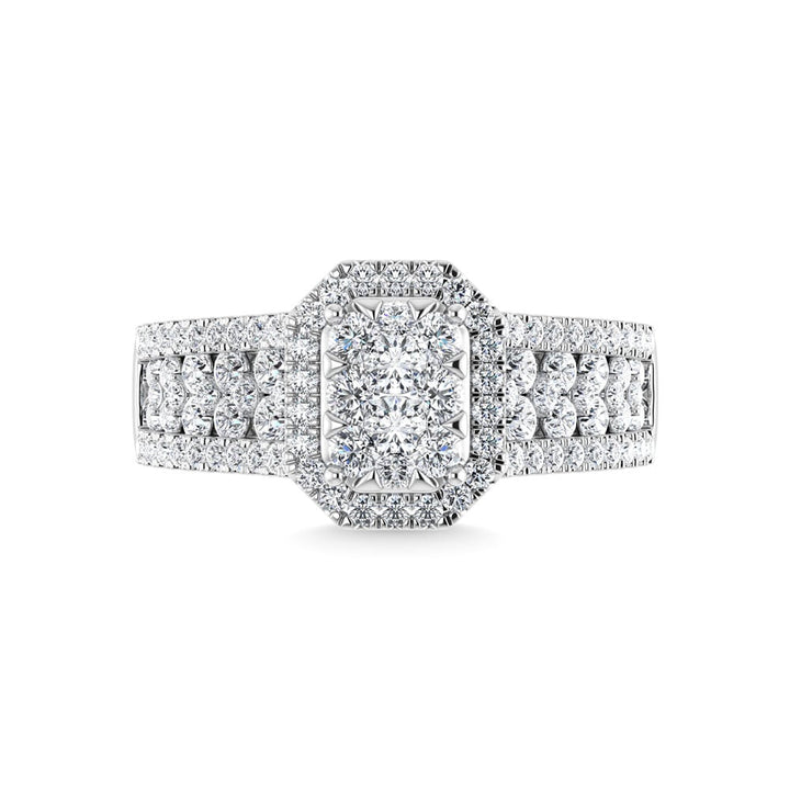 Diamond  1 1/3 Ct.Tw. Engagement Ring in 14K White Gold