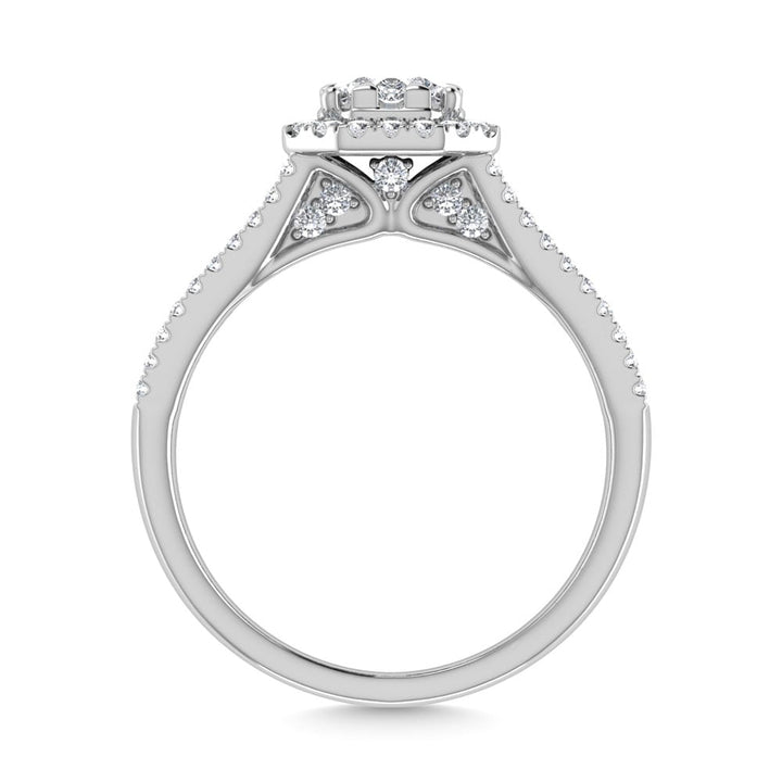 Diamond  1 1/3 Ct.Tw. Engagement Ring in 14K White Gold