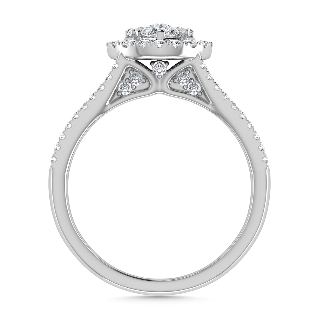 Diamond 1 1/4 Ct.Tw. Engagement Ring in 14K White Gold