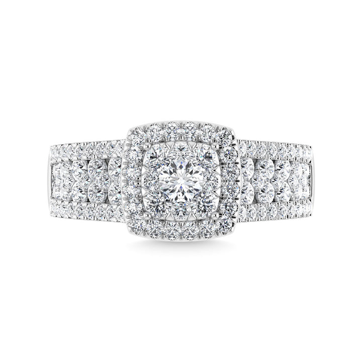 Diamond  1 1/4 Ct.Tw. Engagement Ring in 14K White Gold