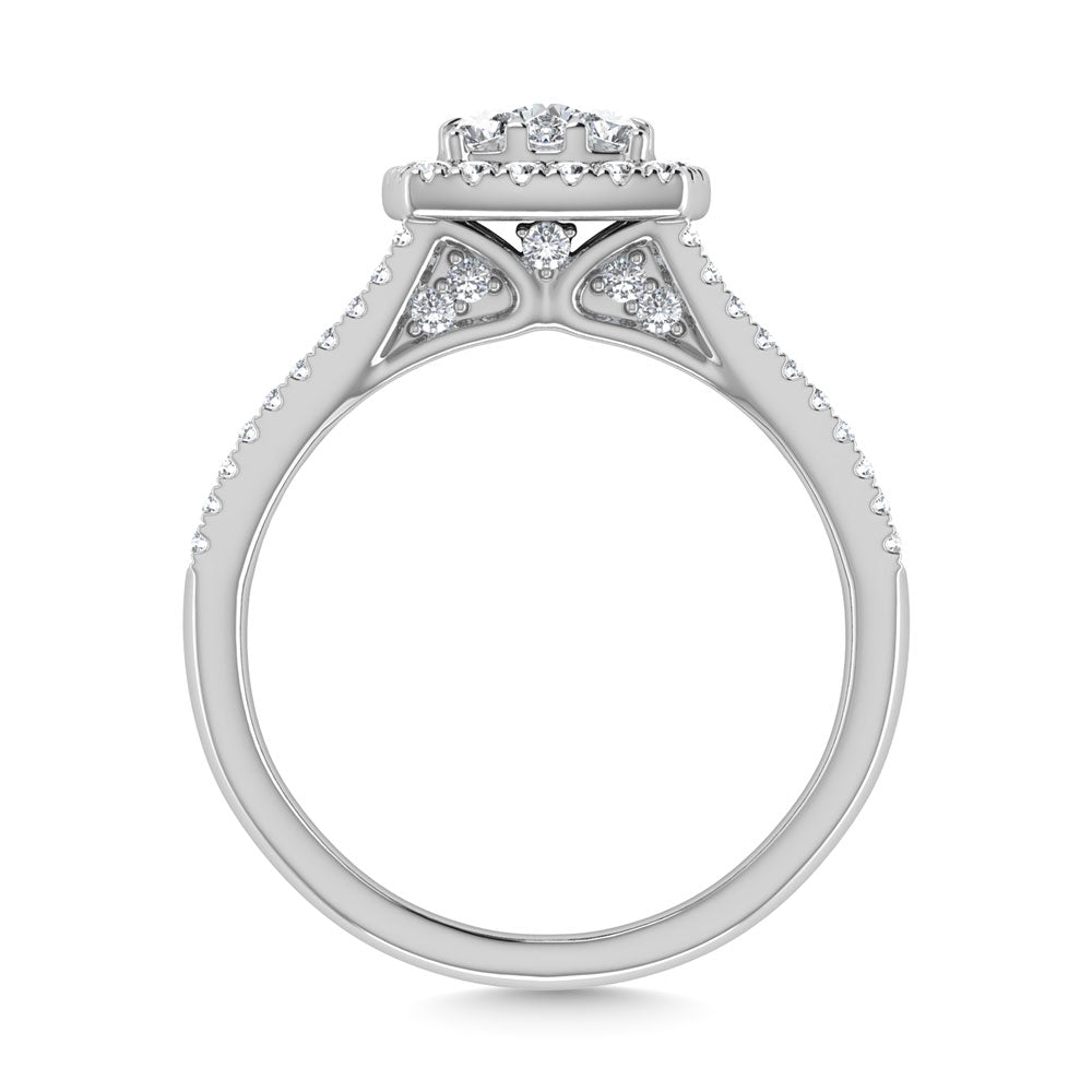 Diamond  1 1/4 Ct.Tw. Engagement Ring in 14K White Gold