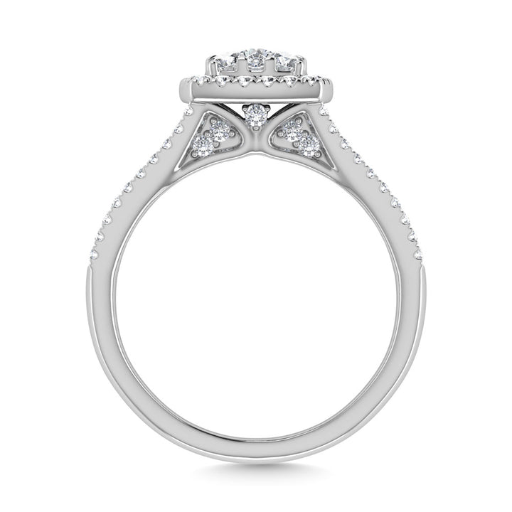 Diamond  1 1/4 Ct.Tw. Engagement Ring in 14K White Gold