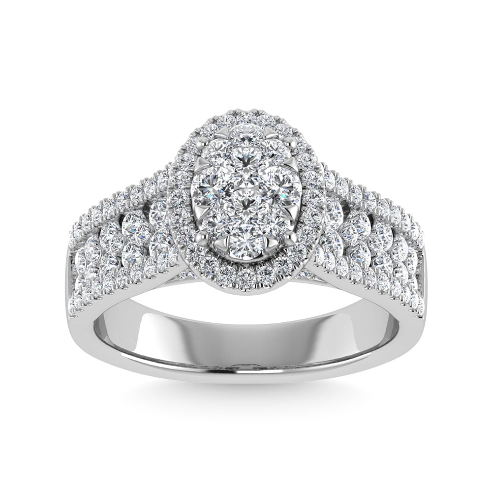 Diamond  1 1/3 Ct.Tw. Engagement Ring in 14K White Gold
