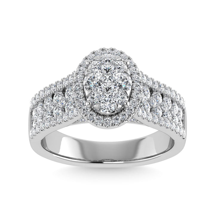Diamond  1 1/3 Ct.Tw. Engagement Ring in 14K White Gold