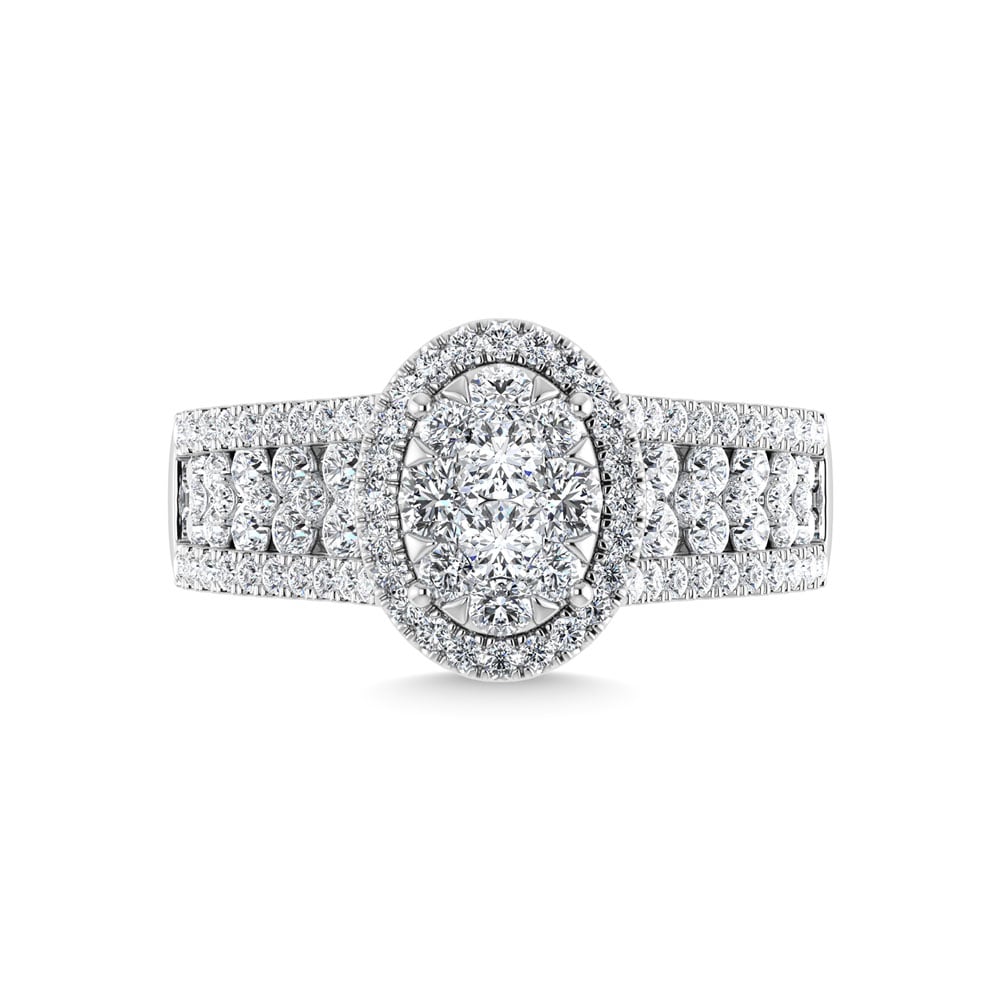 Diamond  1 1/3 Ct.Tw. Engagement Ring in 14K White Gold