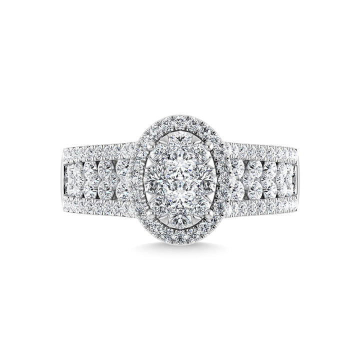 Diamond  1 1/3 Ct.Tw. Engagement Ring in 14K White Gold