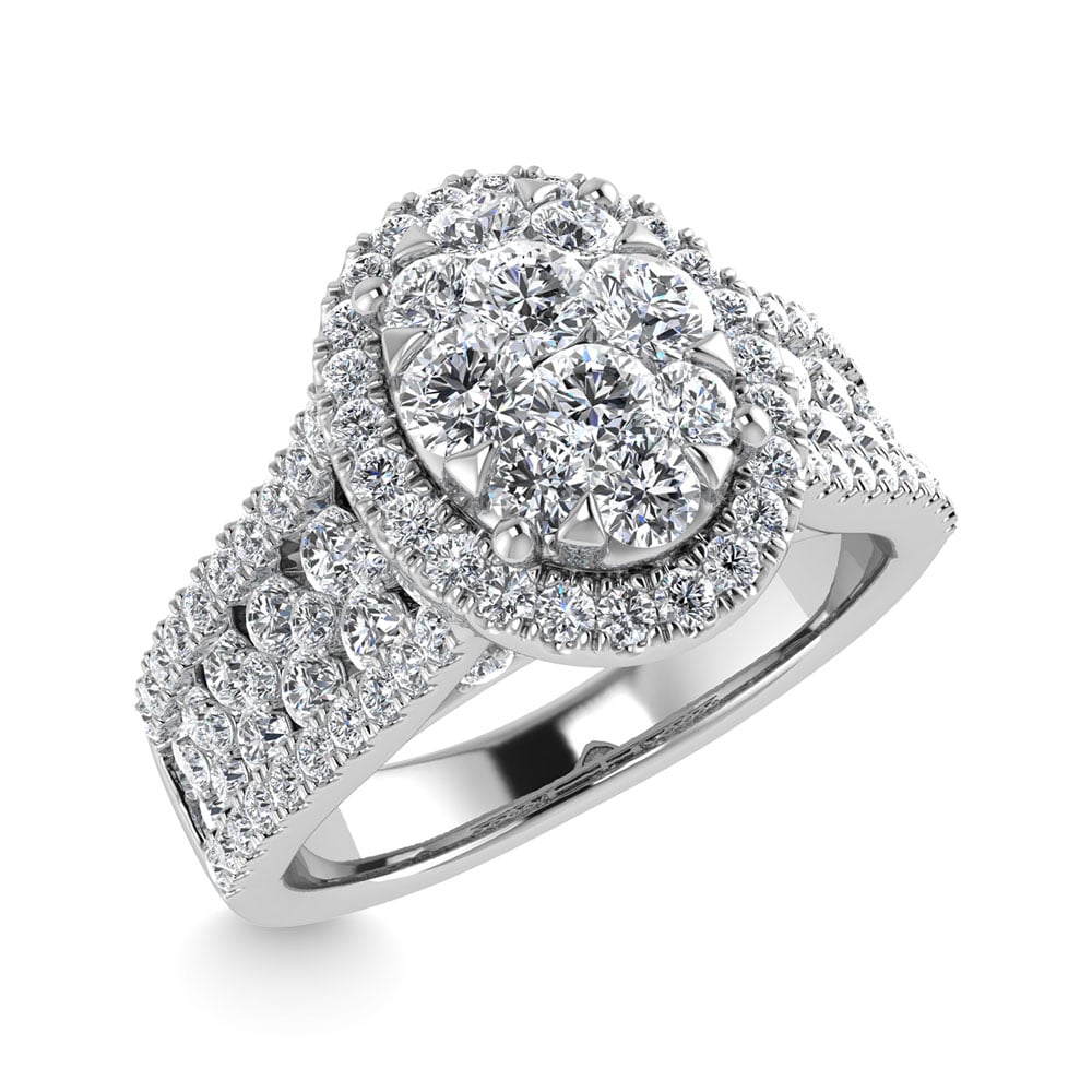 Diamond  1 1/3 Ct.Tw. Engagement Ring in 14K White Gold