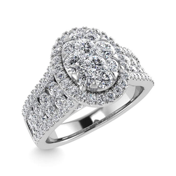 Diamond  1 1/3 Ct.Tw. Engagement Ring in 14K White Gold