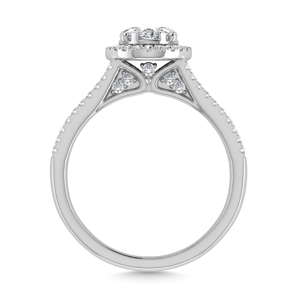 Diamond  1 1/3 Ct.Tw. Engagement Ring in 14K White Gold