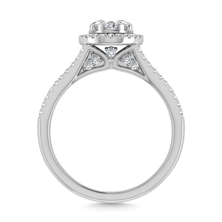 Diamond  1 1/3 Ct.Tw. Engagement Ring in 14K White Gold