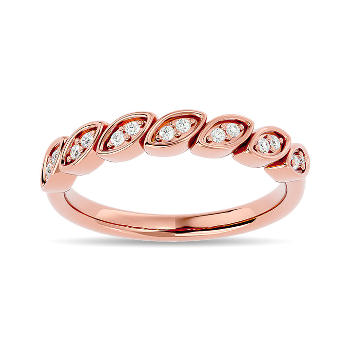 Diamond 1/10 Ct.tw Stackable Ring in 14K Rose Gold