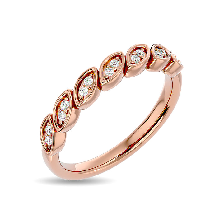 Diamond 1/10 Ct.tw Stackable Ring in 14K Rose Gold