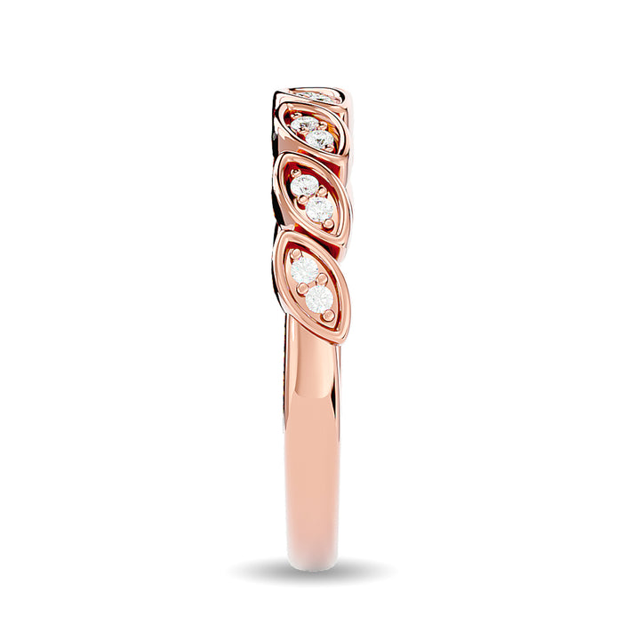 Diamond 1/10 Ct.tw Stackable Ring in 14K Rose Gold