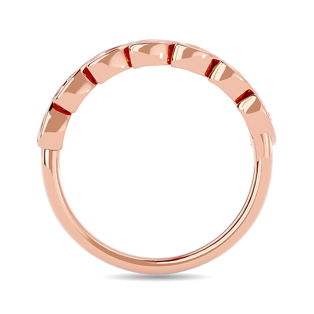 Diamond 1/10 Ct.tw Stackable Ring in 14K Rose Gold