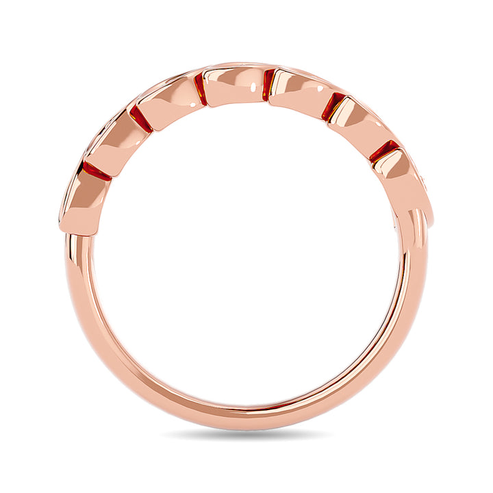Diamond 1/10 Ct.tw Stackable Ring in 14K Rose Gold