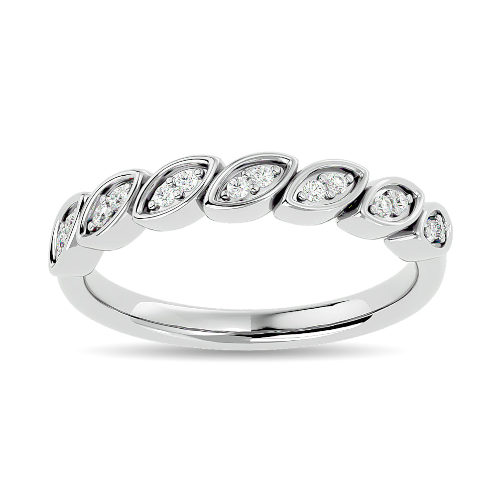 Diamond 1/10 Ct.tw Stackable Ring in 14K White Gold