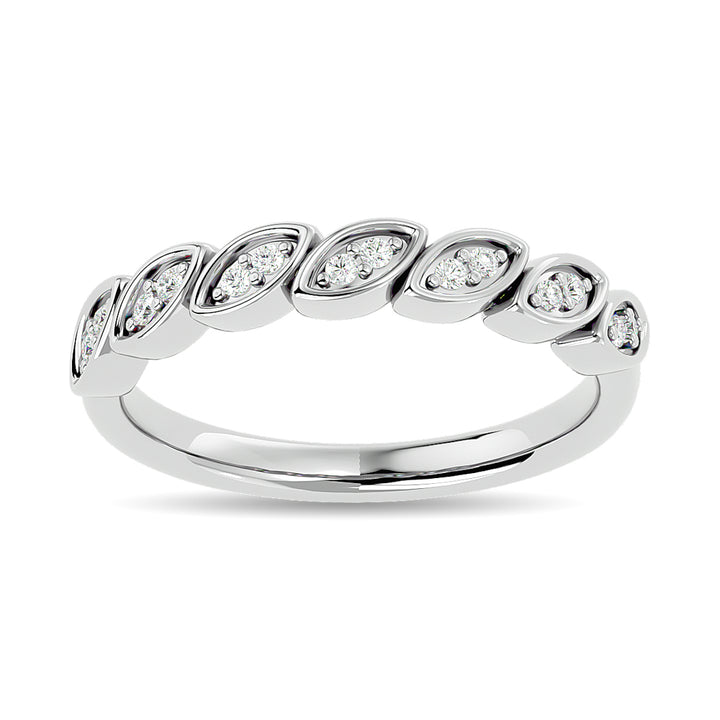 Diamond 1/10 Ct.tw Stackable Ring in 14K White Gold
