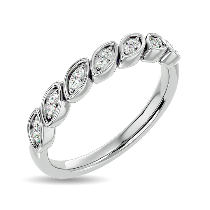 Diamond 1/10 Ct.tw Stackable Ring in 14K White Gold