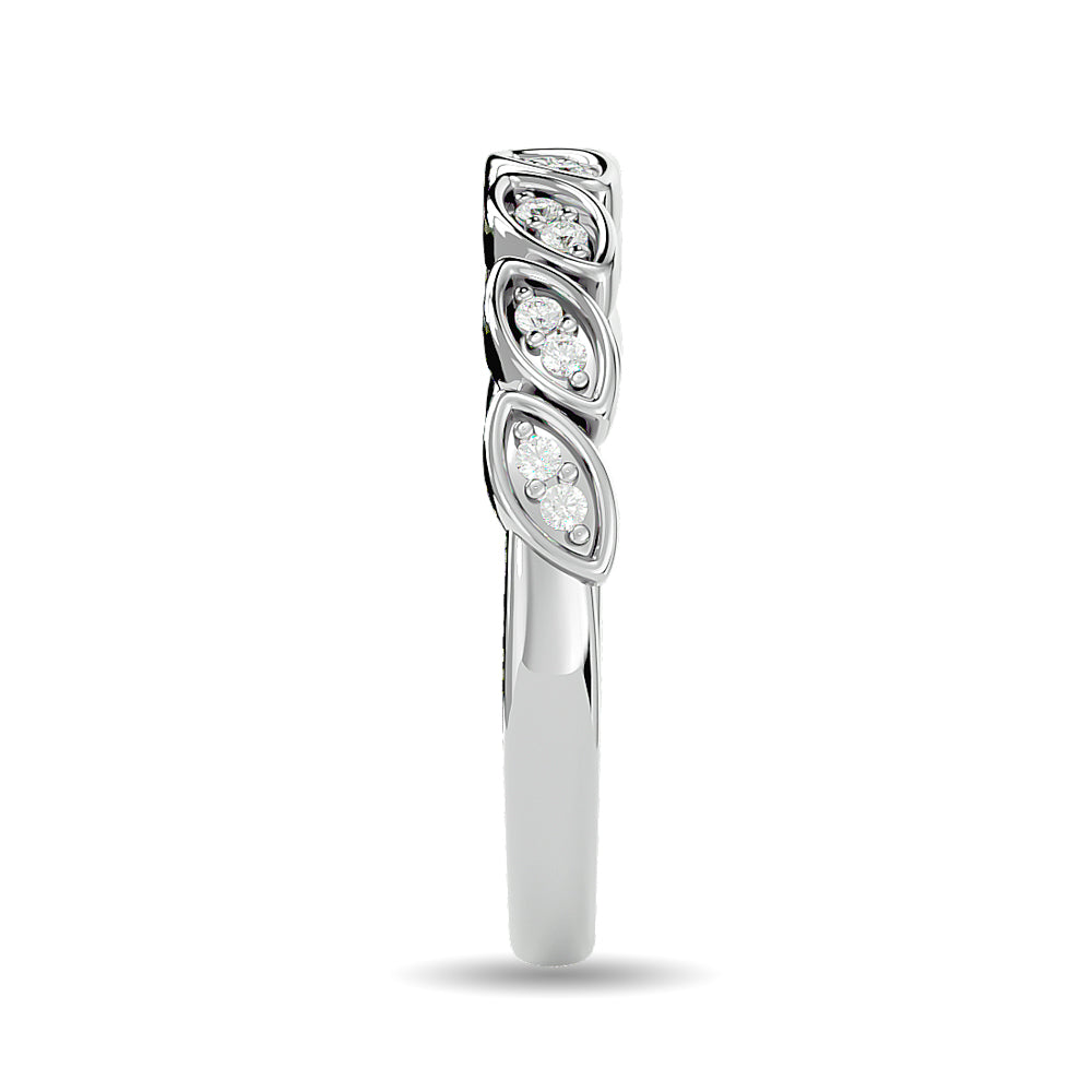 Diamond 1/10 Ct.tw Stackable Ring in 14K White Gold