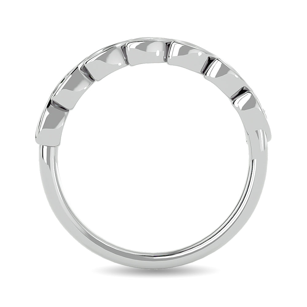 Diamond 1/10 Ct.tw Stackable Ring in 14K White Gold