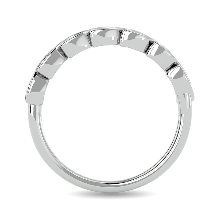 Diamond 1/10 Ct.tw Stackable Ring in 14K White Gold
