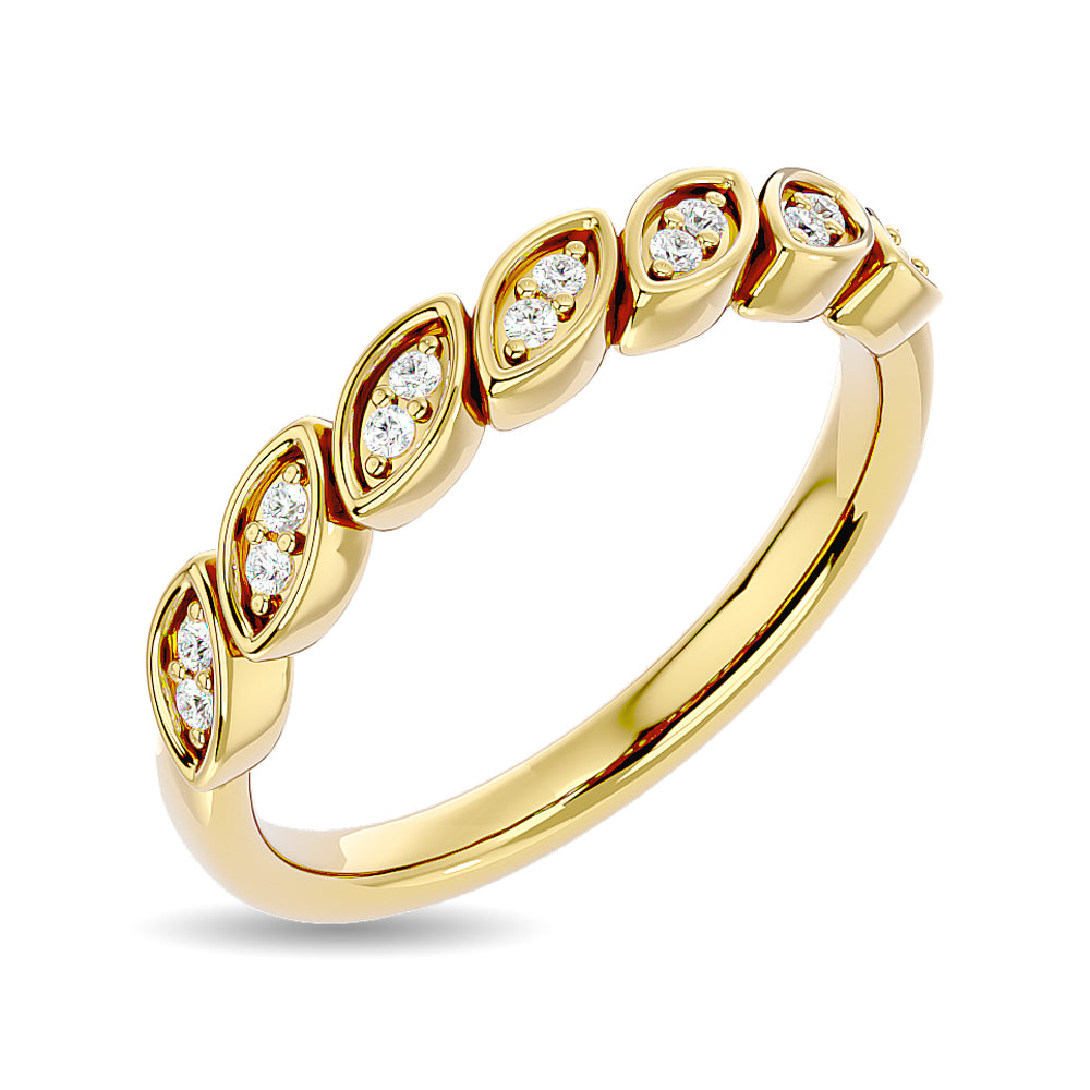 Diamond 1/10 Ct.tw Stackable Ring in 14K Yellow Gold