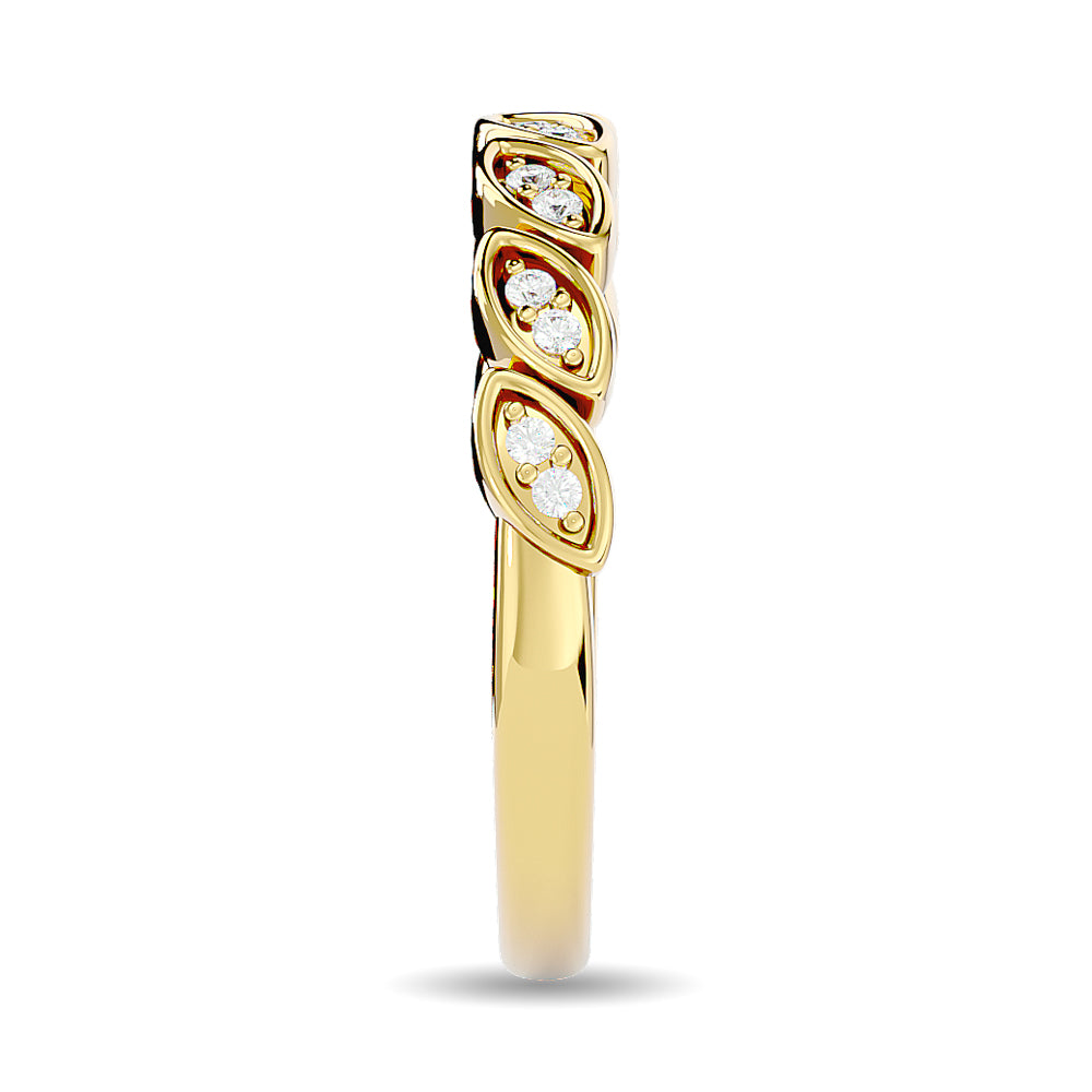 Diamond 1/10 Ct.tw Stackable Ring in 14K Yellow Gold