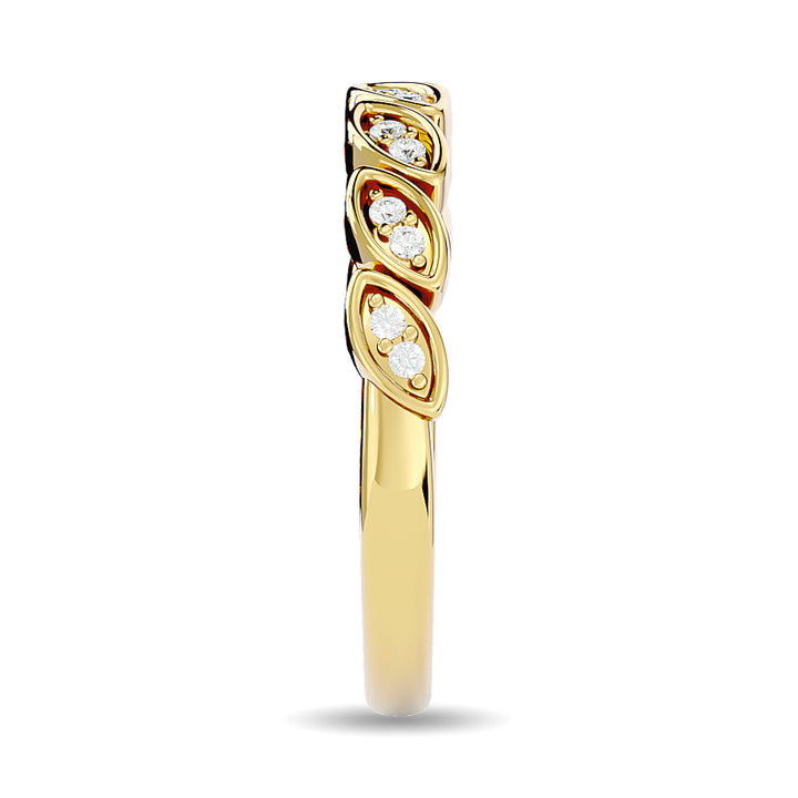 Diamond 1/10 Ct.tw Stackable Ring in 14K Yellow Gold