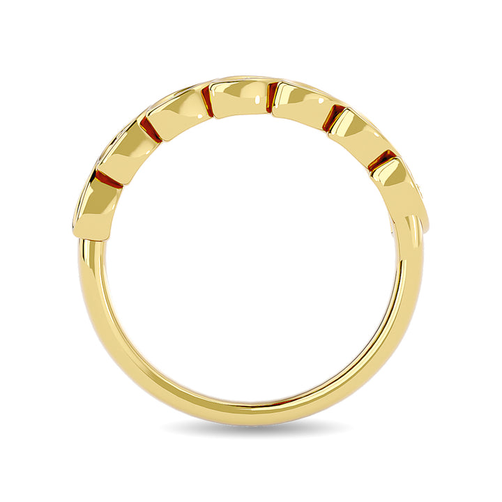 Diamond 1/10 Ct.tw Stackable Ring in 14K Yellow Gold