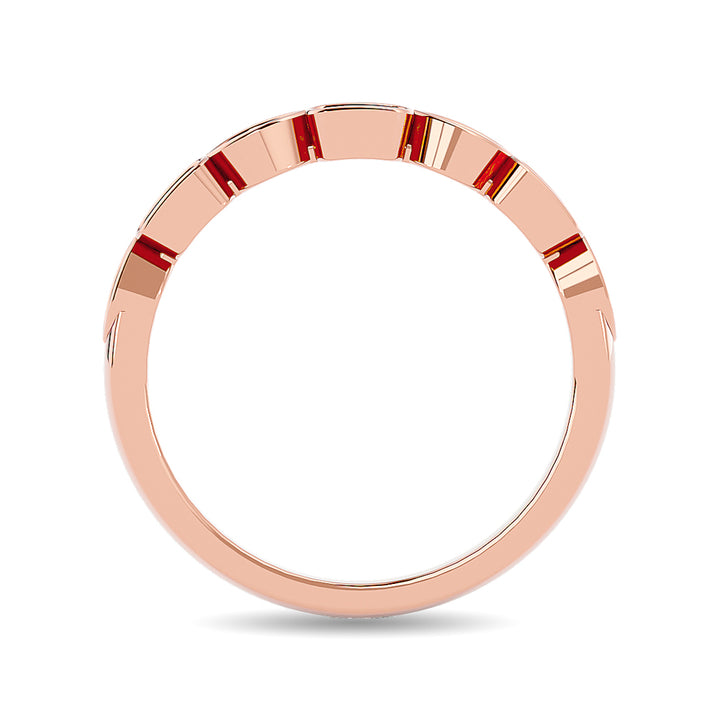 Diamond 1/8 Ct.tw Stackable Ring in 14K Rose Gold