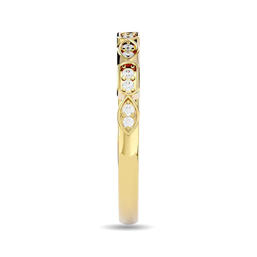 Diamond 1/8 Ct.tw Stackable Ring in 14K Yellow Gold