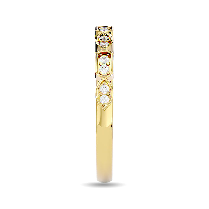 Diamond 1/8 Ct.tw Stackable Ring in 14K Yellow Gold