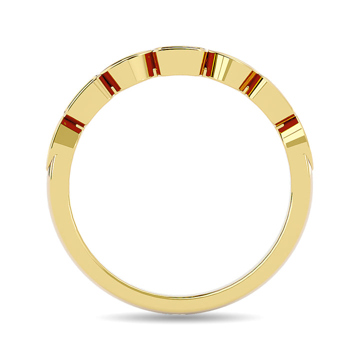 Diamond 1/8 Ct.tw Stackable Ring in 14K Yellow Gold