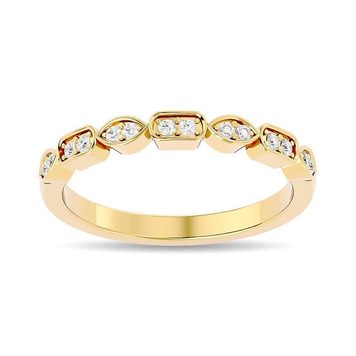 Diamond 1/8 ct tw Stackable Ring in 14K Yellow Gold